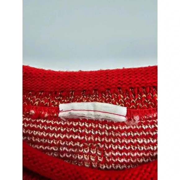 Vtg Holiday Time Women's Red Christmas Bears Holiday Sweater - Picture 3 of 6